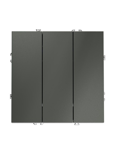 Выключатель 3-кл. СП S70 10А механизм титан Voltum VLS030106