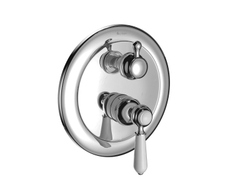 Смеситель Aksy Bagno Biti 3003 Chrome для ванны/душа встроенный с двумя переключениями