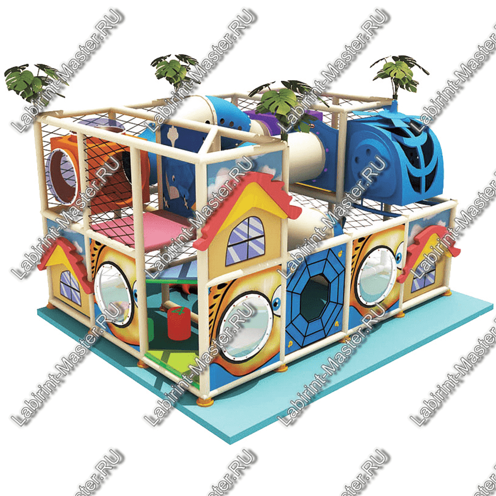 Детский игровой лабиринт "Райский уголок"