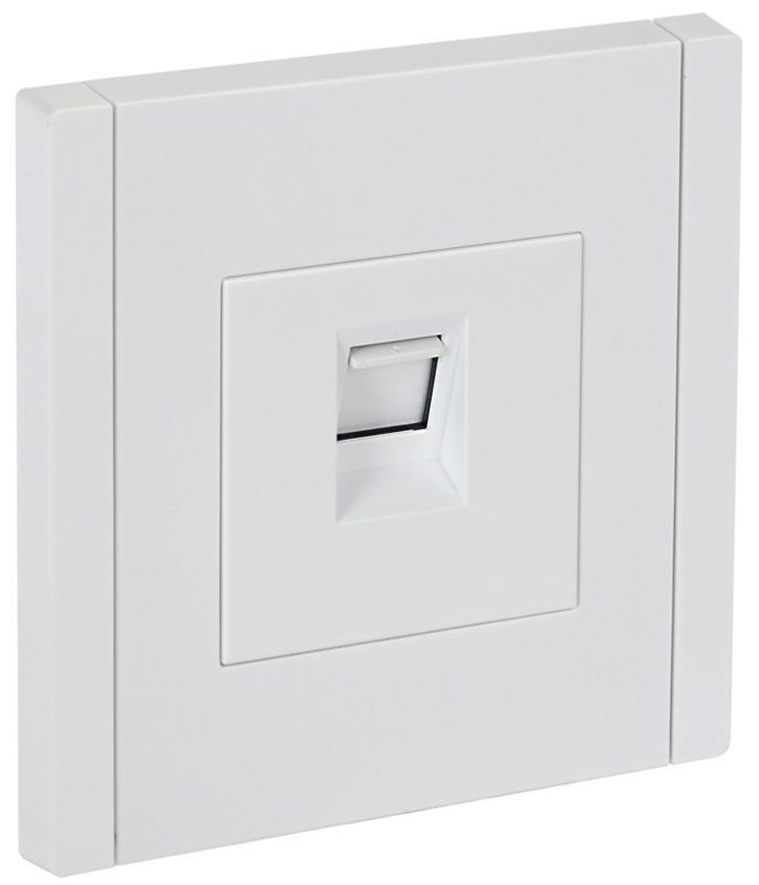 Розетка компьютерная RJ45 кат.6 FORTE&amp;PIANO FP231 бел. IEK FP-K10-2-K01