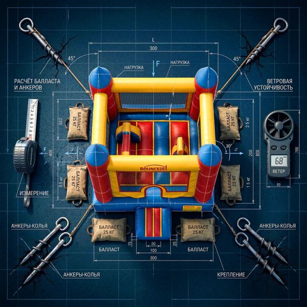 Калькулятор балластов для надувных аттракционов