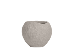 Кашпо TREEZ Effectory - Organic - Сфера - Белый песок