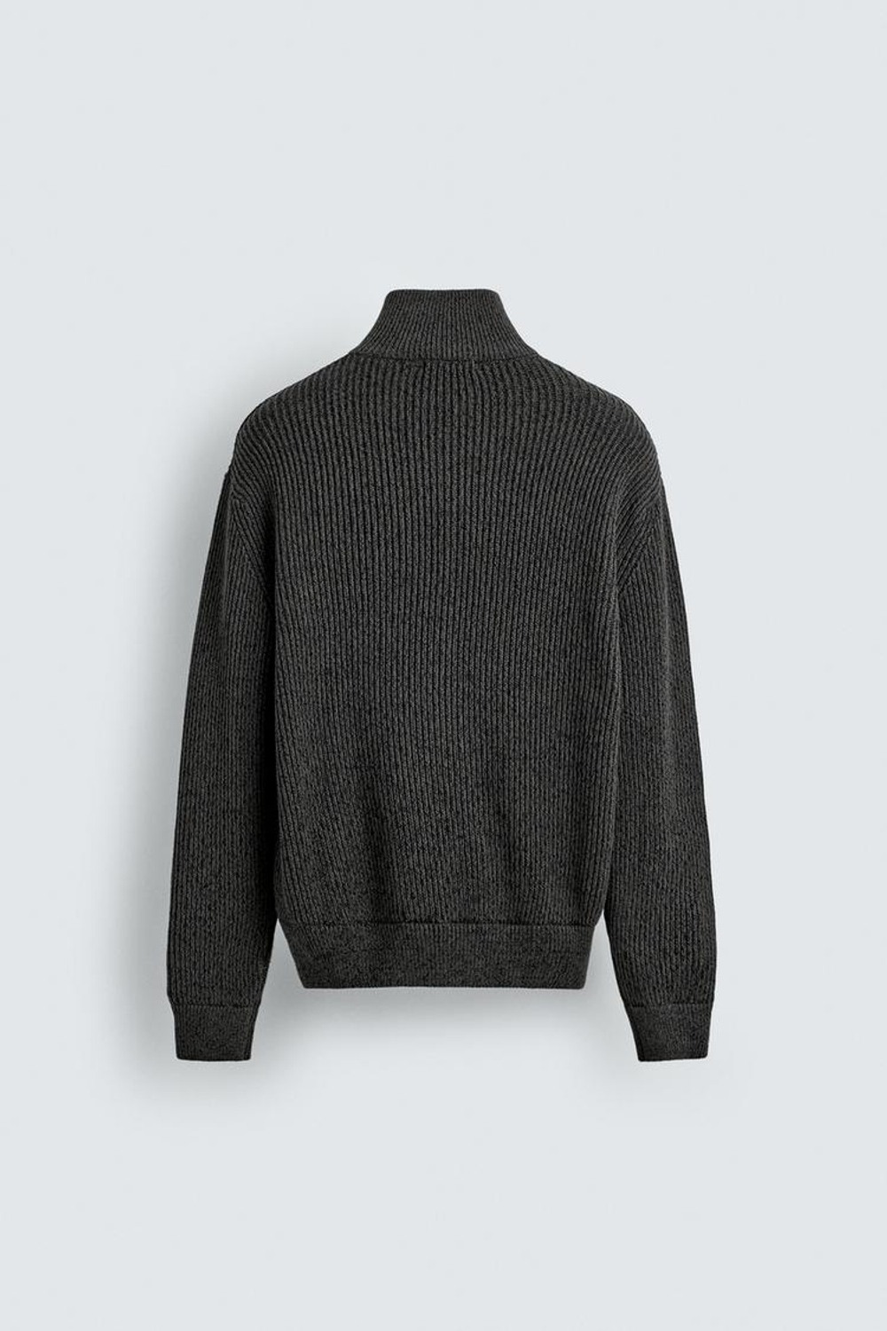 ZARA КАРДИГАН НА МОЛНИИ, СЕРОВАТО-КОРИЧНЕВЫЙ