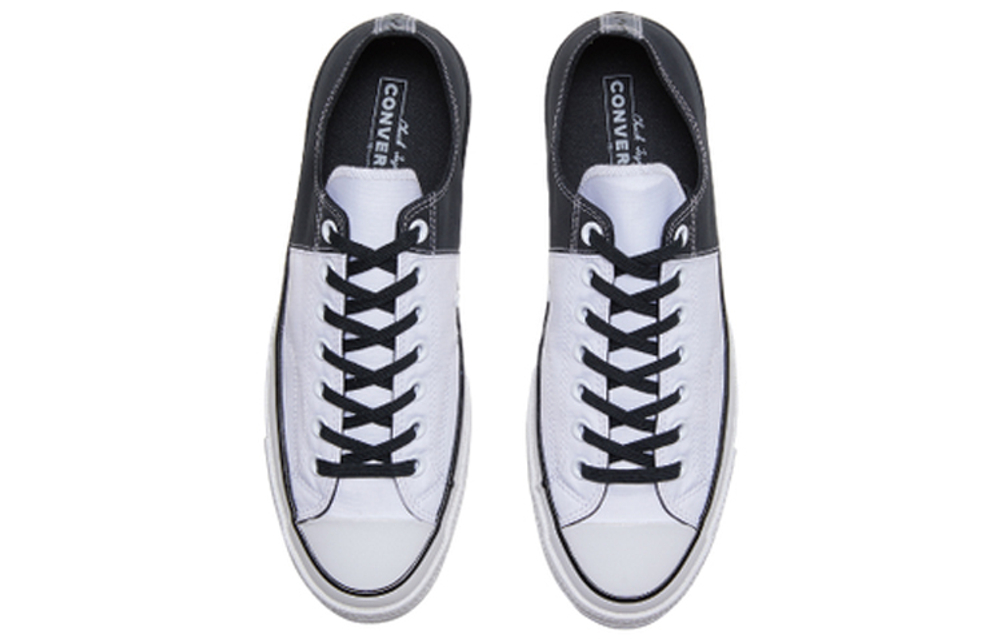 Converse 1970s comfortable and versatile non-slip lightweight low-top canvas shoes for men and women in the same style black and white