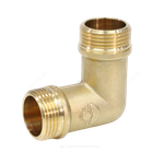 Угольник латунь Ду 20 (3/4") НР/НР VALFEX VF.093.L.034