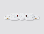 GL7179 WH белый коннектор поворотный шарнирный для однофазного шинопровода Standard 220V NEW 285*35*20