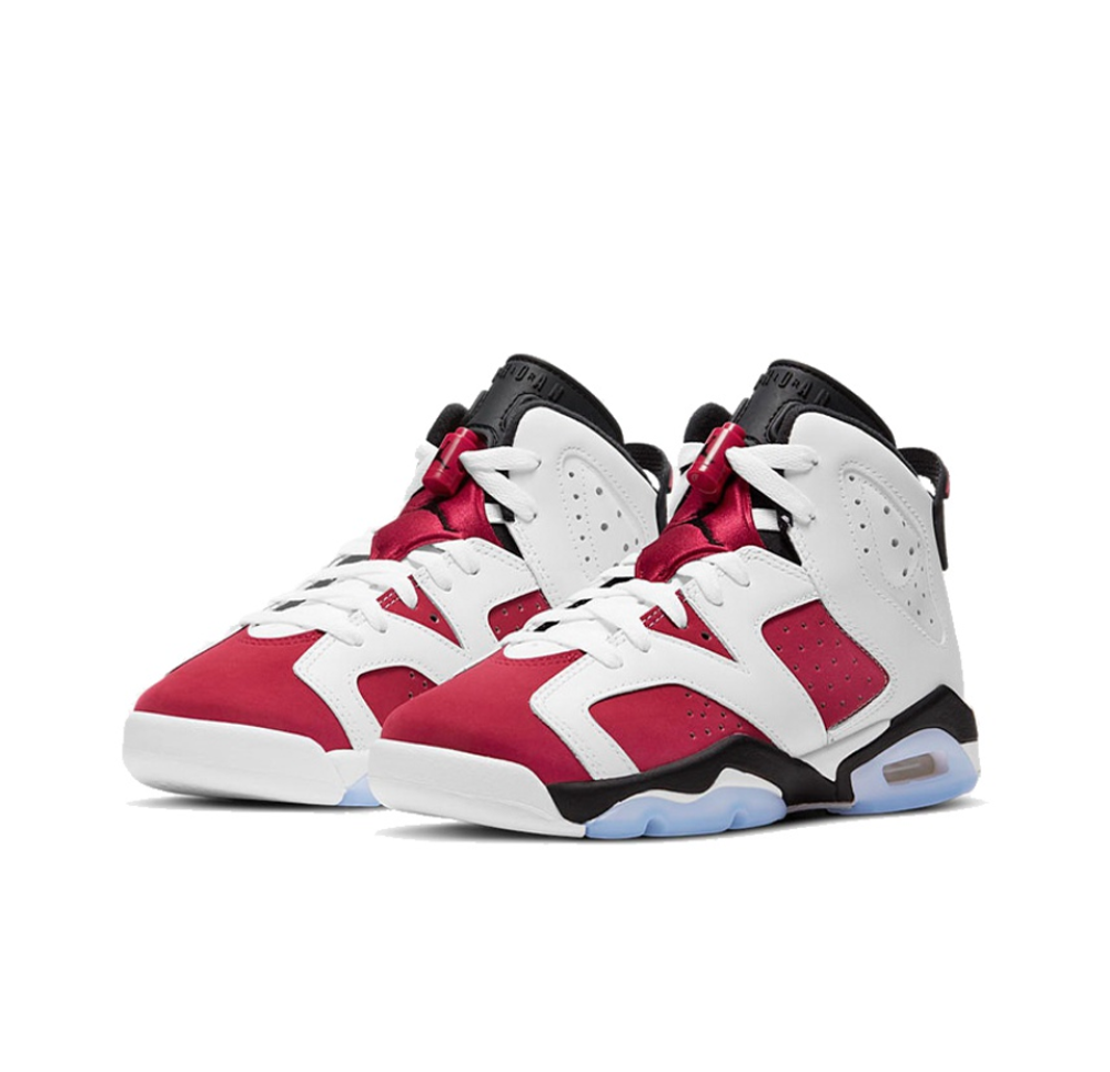 Air jordan 6 retro red and white outlet