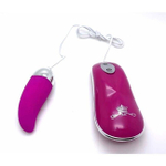 Вибро-пуля силиконовая с пультом управления Gladme (12 режимов вибрации) (Цвет: фиолетовый)