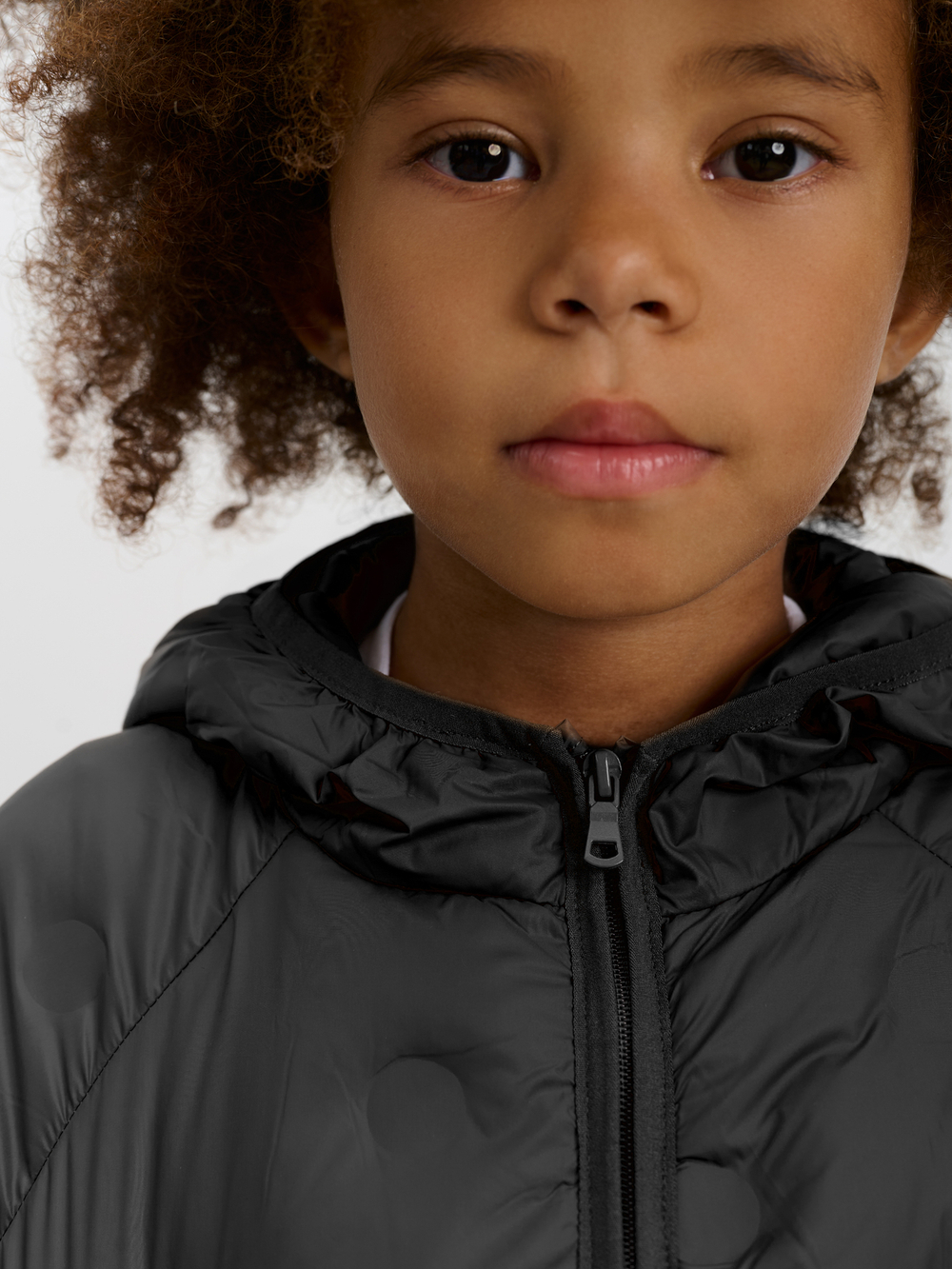 Пуховик демисезонный детский Д-1 цвет черный