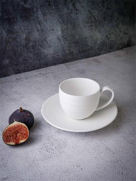 Блюдце d 16,5 см h 2,5 см, фарфор, Linea