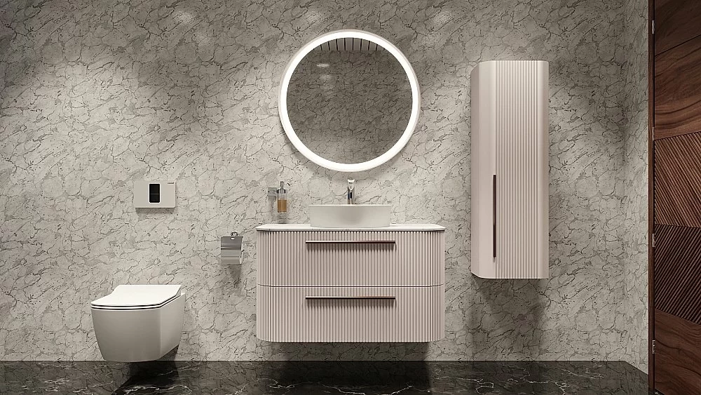 Унитаз подвесной с функцией биде CREAVIT ELEGANT EG321-00 белый, безободковый
