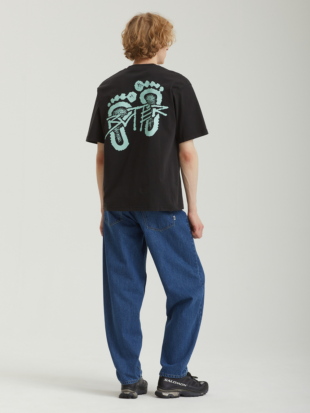 Мужская Футболка Footprints