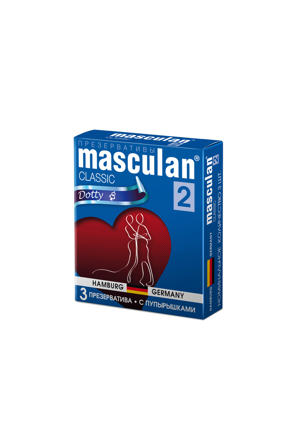 Презервативы Masculan 2 Classic С пупырышками, 3шт