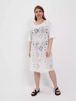 Платье туника пляжная накидка белая