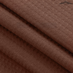 Вафельное полотно гладкокрашеное цв.Шоколад | ш.150 см | 240 г/м² | хлопок-100%