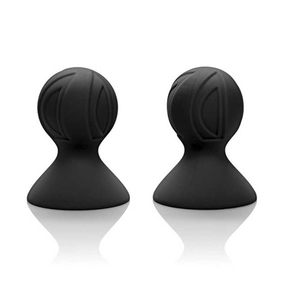 Насадки-присоски на соски Nipple Play® Silicone Pro Nipple Suckers (Цвет: черный)