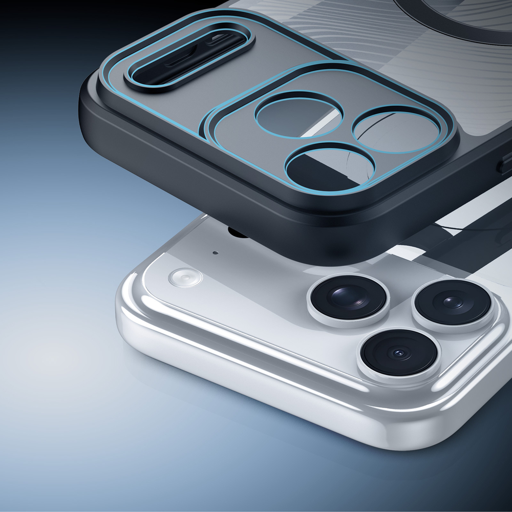 Чехол с MagSafe от Dux Ducis для iPhone 17 Pro Max, серия Aimo Mag Series (Open Ring Version)