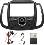 Магнитола для Ford Kuga 2 2017-2019 (SYNC 3, рамка с кнопками тип 2) - FarCar BX9-360-8029F2B монитор 9.5" 2K QLED на Android 13, 6Гб+128Гб, CarPlay, 4G SIM-слот, 4 камеры в комплекте