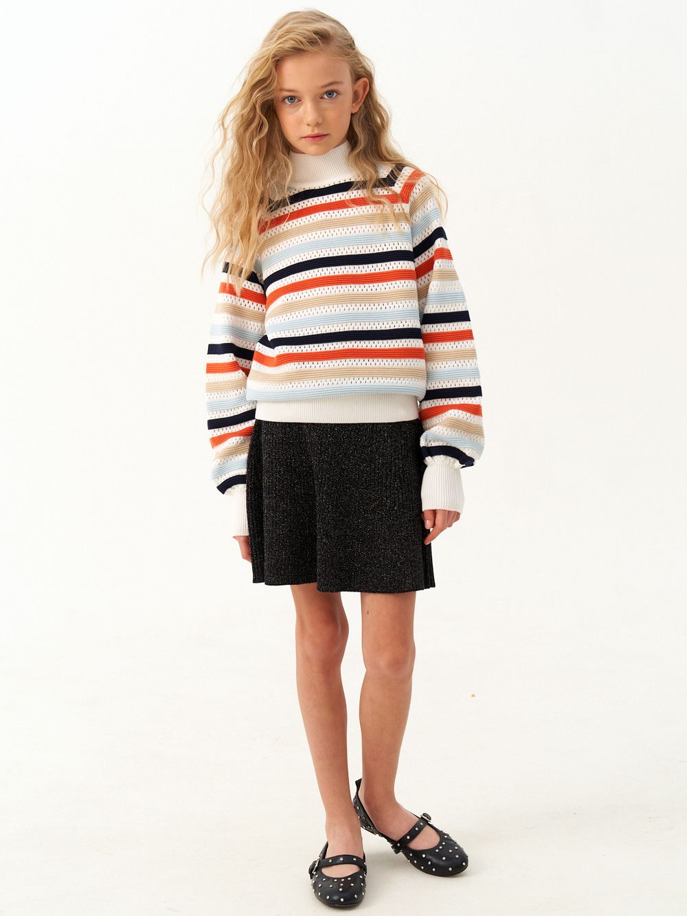 Джемпер для девочки AT1215 мультиколлор