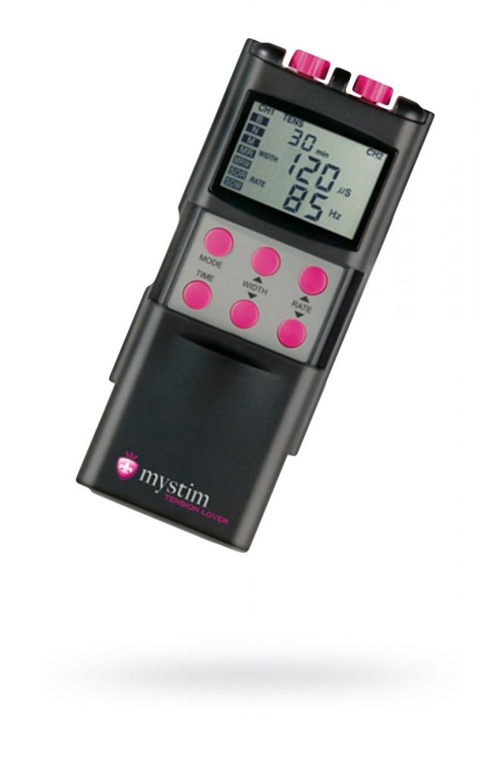 Источник импульсов с цифровым управлением Mystim Tension Lover - digital, 7 программ, черный