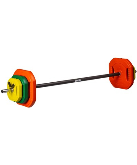 Штанга для бодипампа с разборным грифом BASEFIT BB-711, 20 кг (2 по 1,25, 2,5, 5 кг)