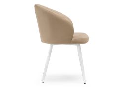 Стул на металлокаркасе Бэнбу velutto 05 / белый