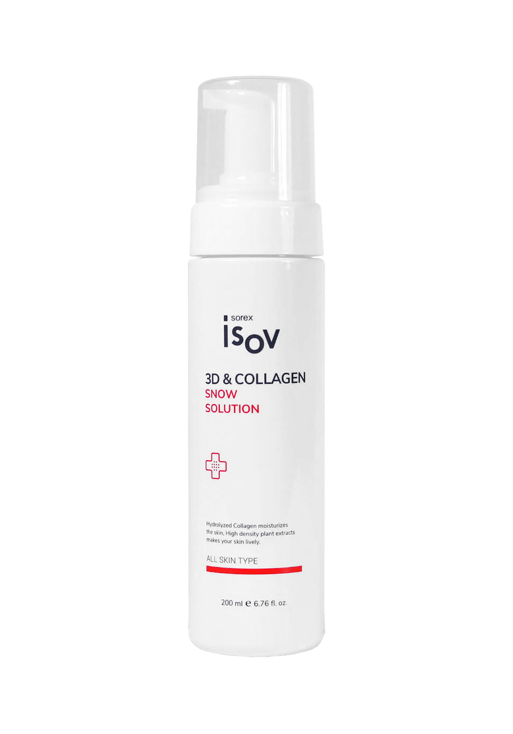 Isov Sorex 3D & Collagen Увлажняющая сыворотка-пенка для лица
