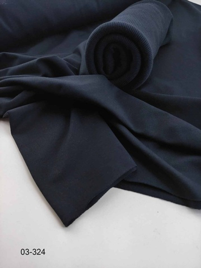 ТЕМНО-СИНИЙ - Кашкорсе с лайкрой, компакт пенье (ОД37)