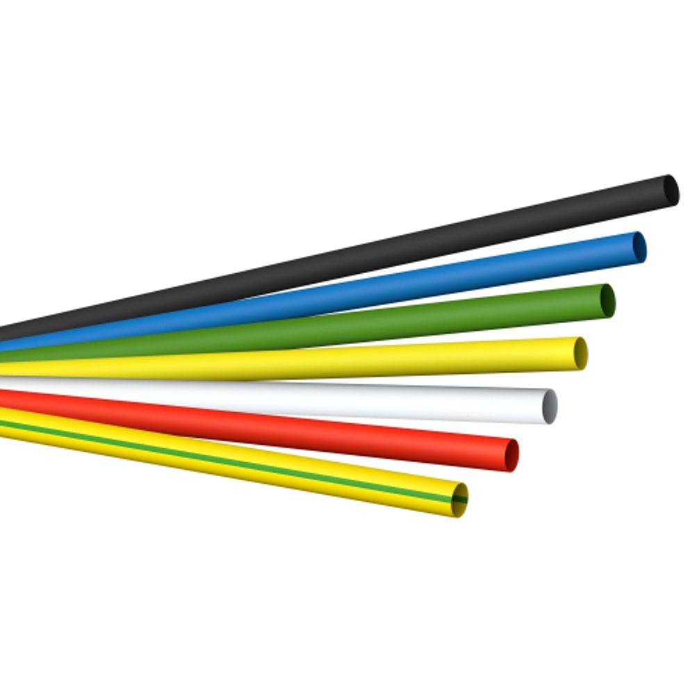 Набор термоусадочных трубок ЭРА NO-224-527 ТТУ нг-LS 10/5 7 цветов по 3 шт L=100 мм | Термоусадочная трубка (ТУТ)