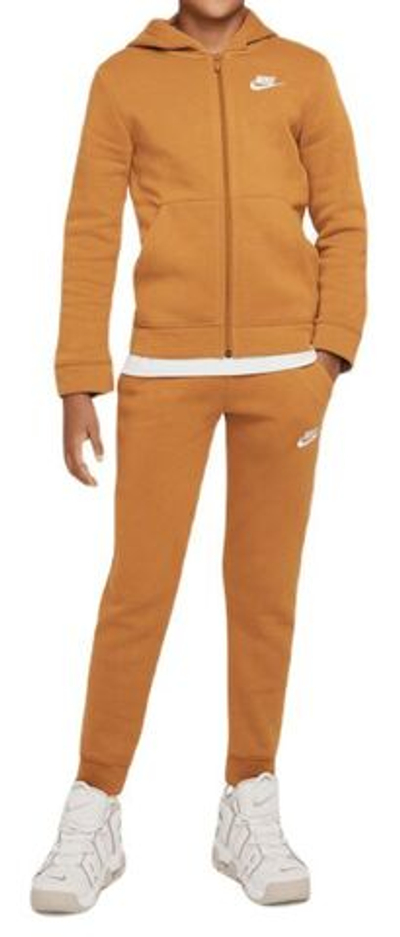 Костюм теннисный Nike Boys NSW Track Suit BF Core - desert ochre/desert ochre/white
