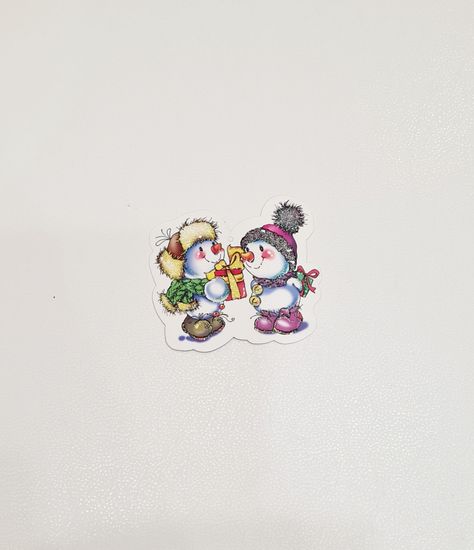 Новогодние малышки-открытки, (10 шт.)