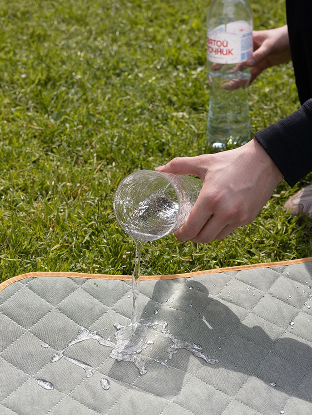 Плед для пикника и отдыха на пляже Smart Picnic, шалфей