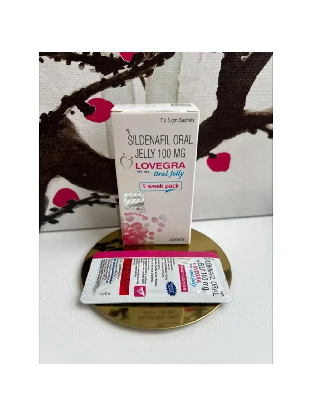 Lovegra oral jelly для женщин 7 саше по 5mg. E-0420