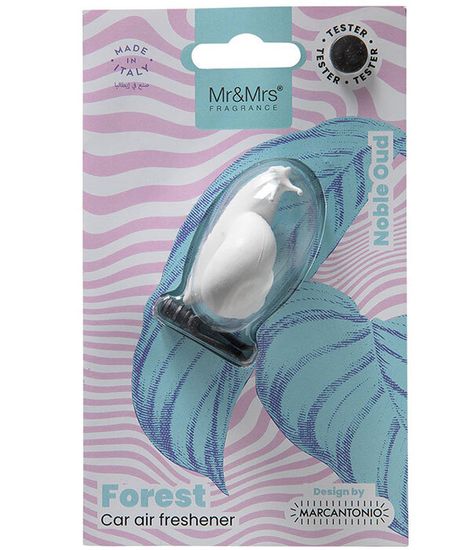 Аромадекор для автомобиля и дома FOREST SNAIL УЛИТКА (благородный уд) в блистере, Mr&Mrs Fragrance