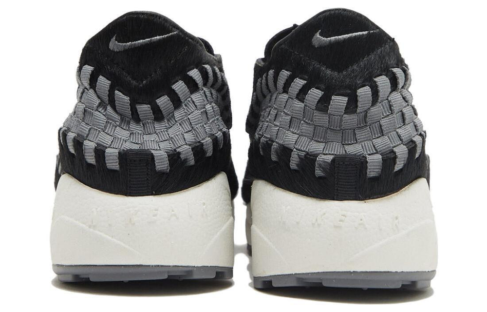 Кроссовки Nike Footscape Woven "Black And Smoke Grey" (Женская размерная сетка)