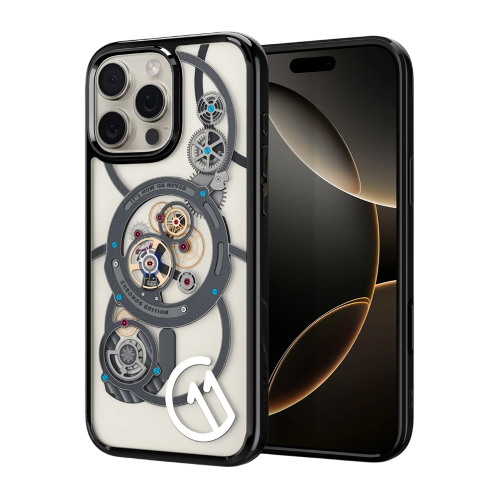 Гибридный чехол с поддержкой MagSafe Spigen c11 Series Chronos Edition (Mag Fit) для iPhone 16 Pro Max Тонкий гибридный чехол с сенсорной накладкой для Контроллера камеры