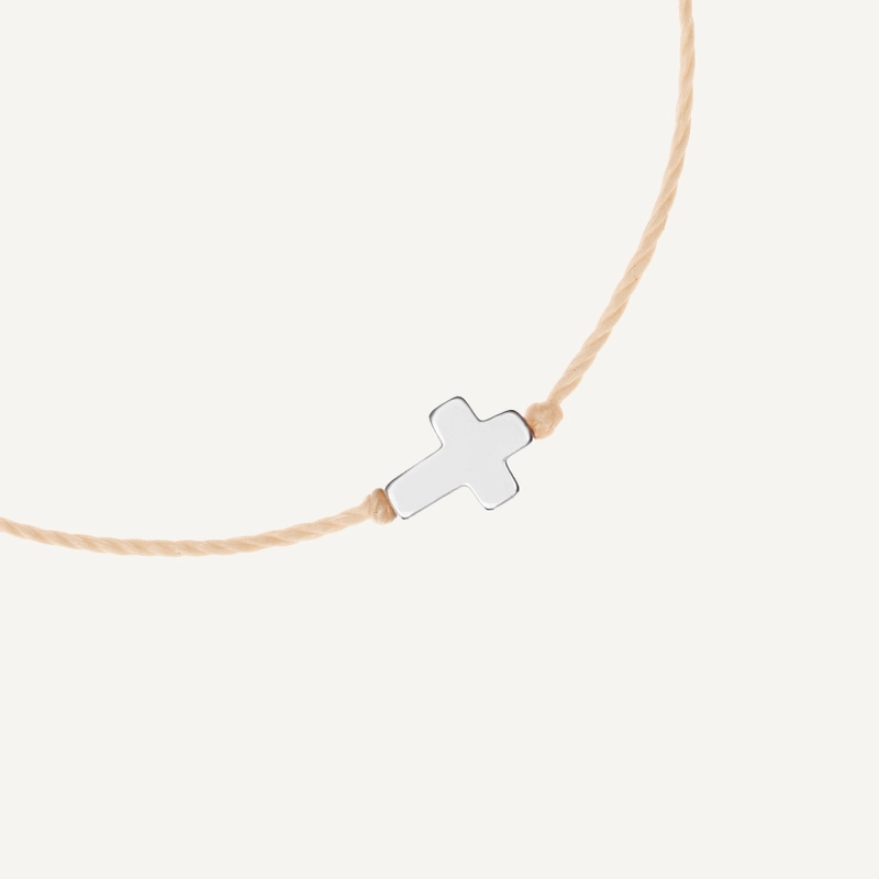 Браслет Сплетенный – Песочный