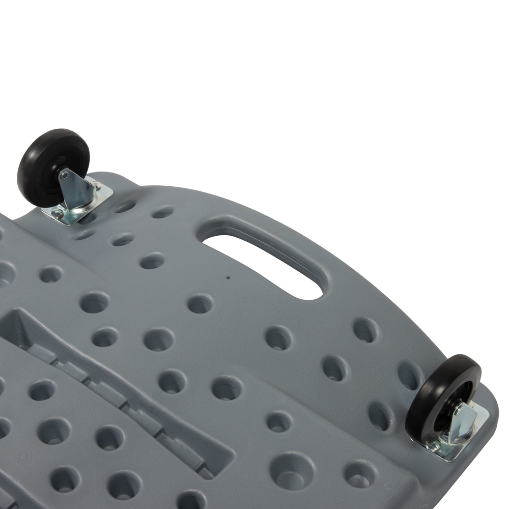 OPT-40130G Лежак ремонтный, подкатной, пластиковый, серый