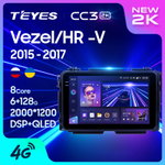 Teyes CC3 2K 9"для Honda Vezel, HR-V 2015-2017