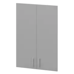 Двери для широких стеллажей А-610.Ф Серый 710x18x1120 Арго