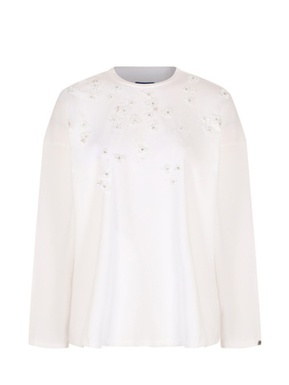 Лонгслив DROPS, молочный