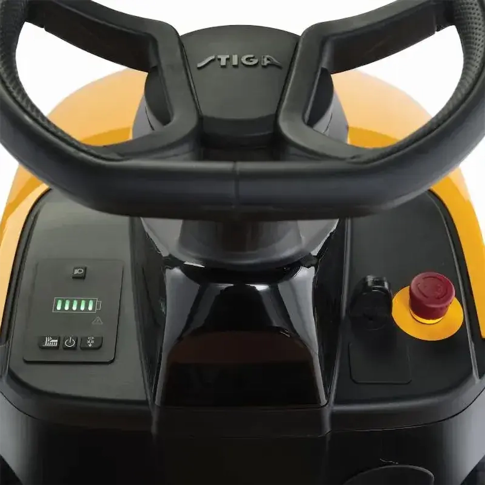 Stiga Tornado 398e садовый трактор-газонокосилка аккумуляторный (1 x 30 Aч, ЗУ) 2T0660481/ST2