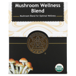 Buddha Teas, Organic Herbal Tea, оздоровительная смесь с грибами, без кофеина, 18 чайных пакетиков, 36 г (1,27 унции)