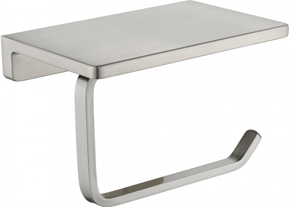 Настенный бумагодержатель плоский Grocenberg AC0027 (Никель)