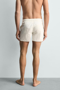 ZARA БАЗОВЫЕ ПЛАВКИ СРЕДНЕЙ ДЛИНЫ, ЭКРЮ