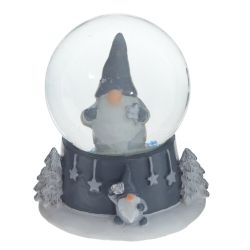 GAEM Фигурка декор в стекл шаре "Гном", D5 см, L5,5 W5 H6 см, 2в.
