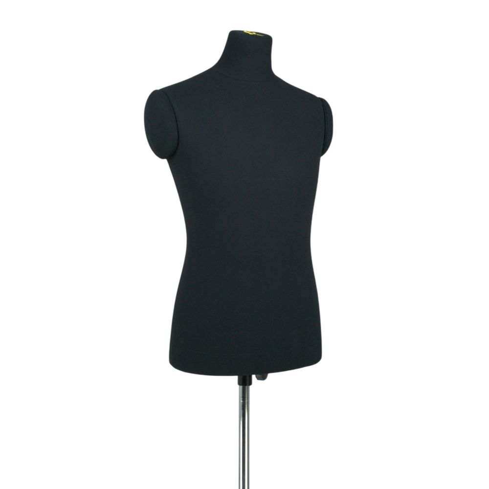 Манекен портновский мужской Ричард, комплект Стандарт, цвет черный, размер S, в комплекте подставка «Милан» и магнит-трафарет