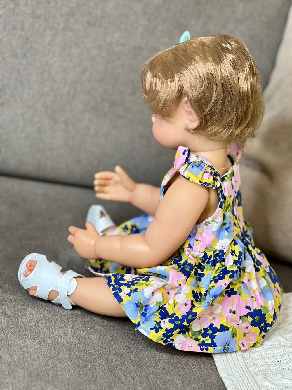 Кукла Реборн виниловая 55см в пакете (FA-040)