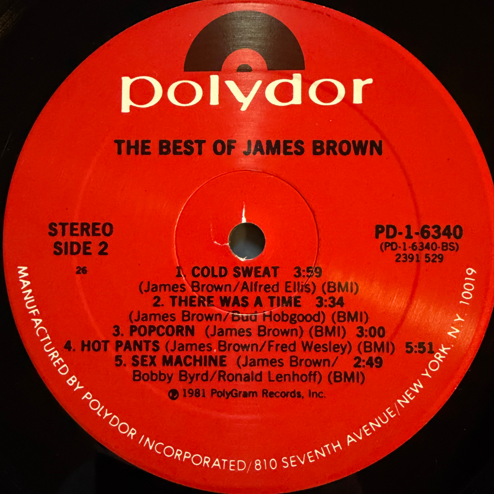 James Brown ‎– The Best Of James Brown (США 1981г.) Т