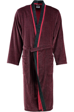 Халат-кимоно Cawo 4839 красно-черный Германия вид спереди